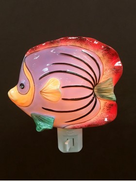 Porcelain Fish Night Light with Gift Box